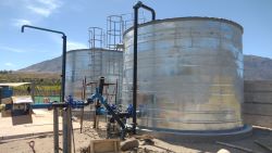 Aguas del Valle invierte cerca de $ 300 millones en la construcción de un nuevo estanque de agua potable en Andacollo.
