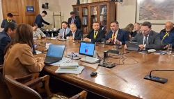 Delegado Presidencial Regional Víctor Pino expone sobe el Robo de Cables ante la Camara de Diputados.